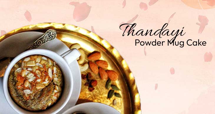 Thandai Powder Mug Cake Thandai Powder Mug Cake Recipe